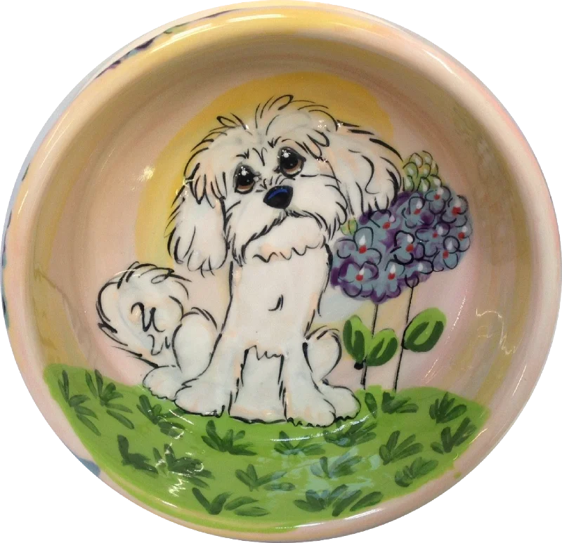 Maltese Dog Bowl