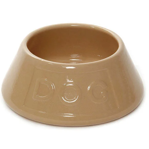 Mason Cash Non Tip Ceramic Lettered Spaniel Bowl 8 Inch