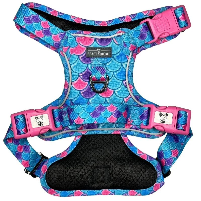 Mermaid No Pull Dog Harness