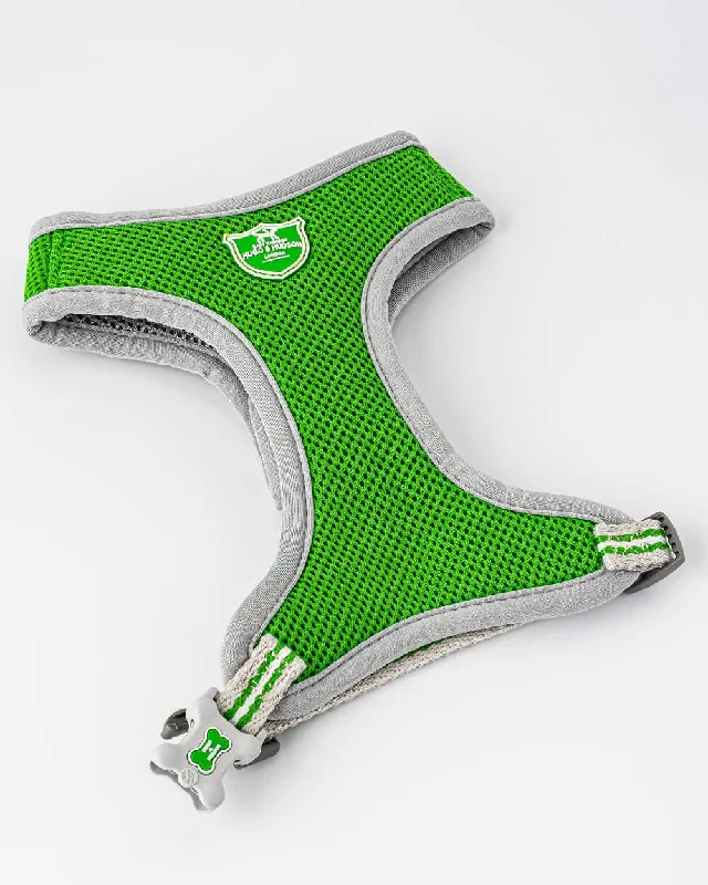 Mesh Dog Harness - Green