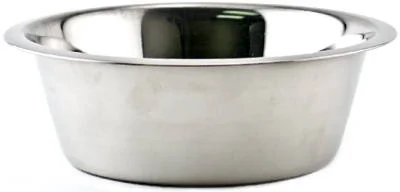 Pet Dish, Stainless Steel,  3-Qt.