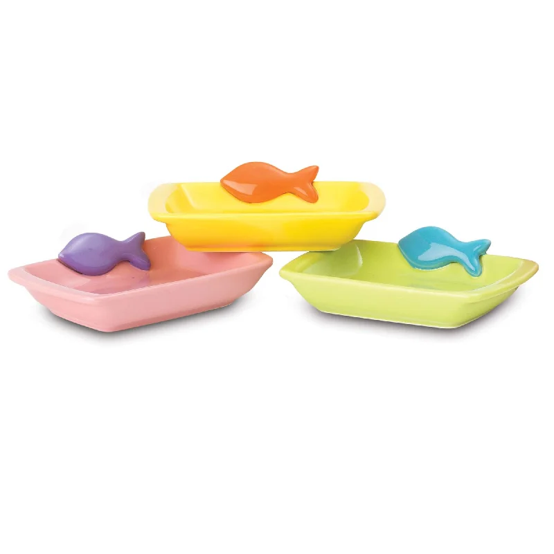 Petrageous Designs - Teeny Tiny Fish - 5.25" Food Dish