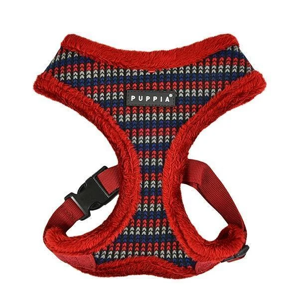 Puppia - Elliot Soft Dog Harness (A) - Wine