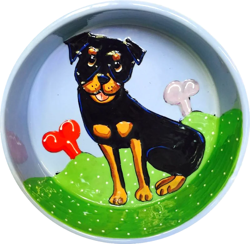 Rottweiler Dog Bowl