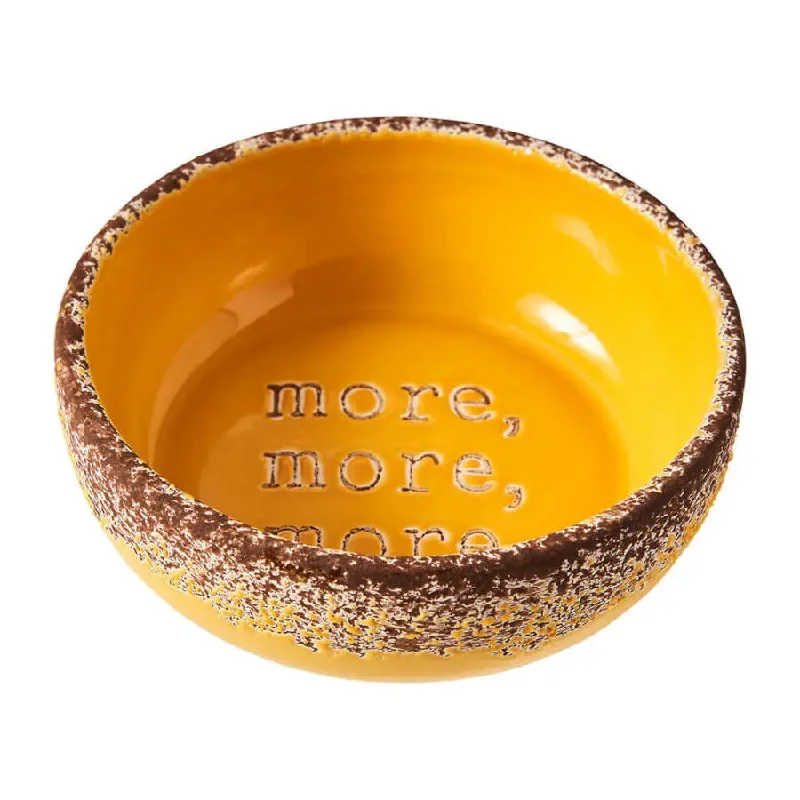 Spot More More Ceramic Dog Bowl