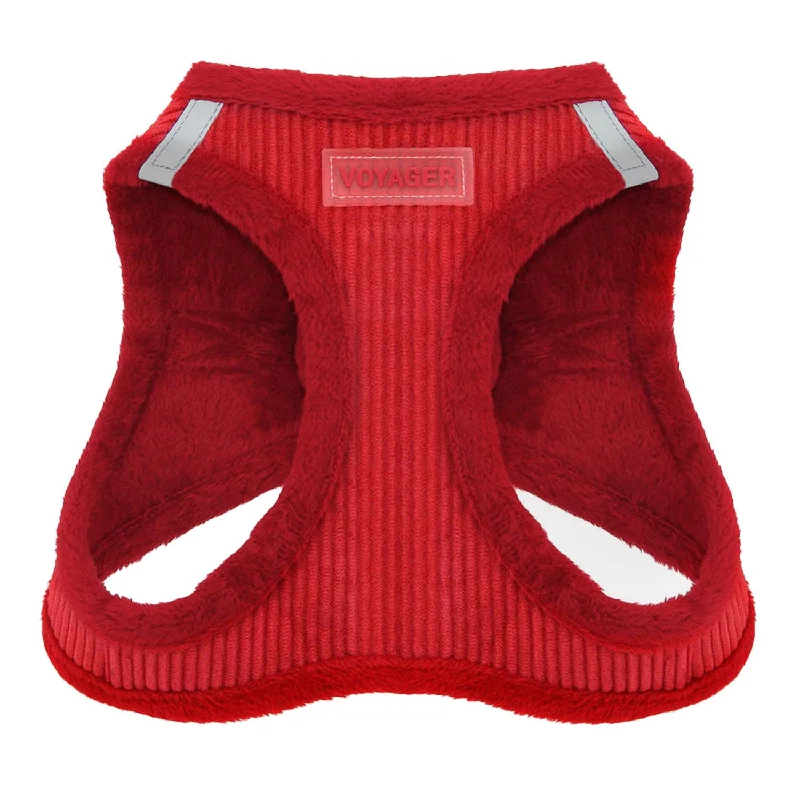 Step-In Plush Corduroy Pet Harness