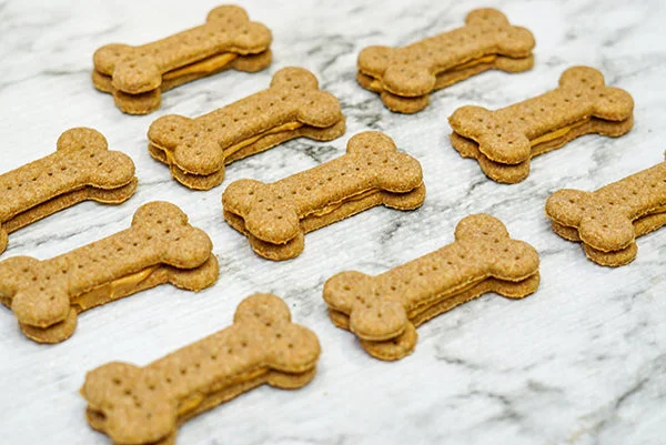 Healthy Dog Treats Limited Ingredient Peanut Butter Bone Cookies- Allergy friendly