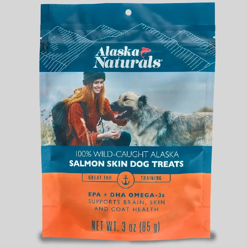 Alaska Naturals Salmon Skins Dog Treats 4oz