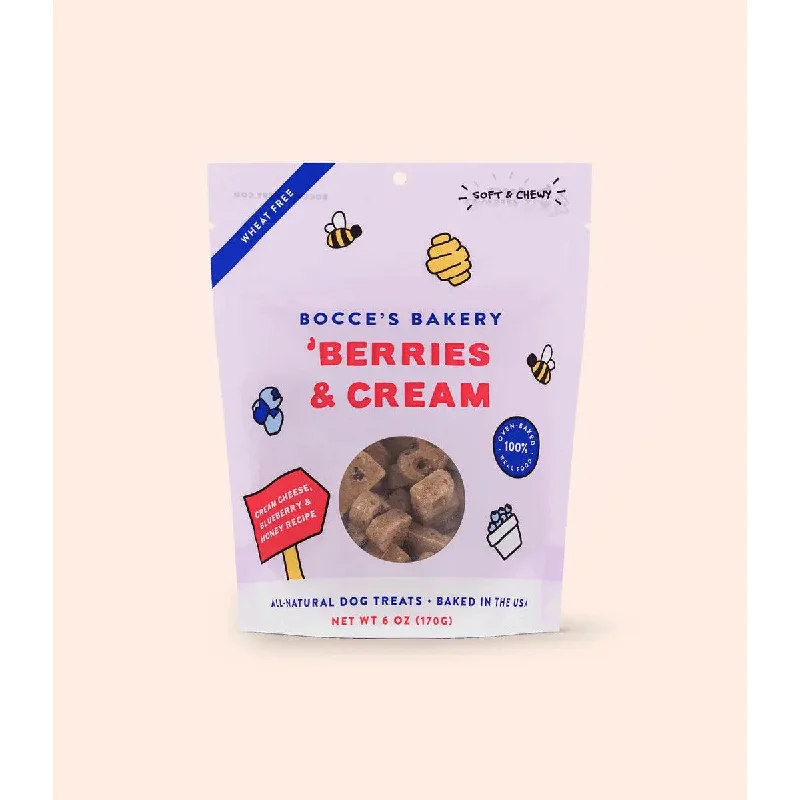 Bocce's Bakery Berries & Cream 6oz Soft & Chewy Dog Treats