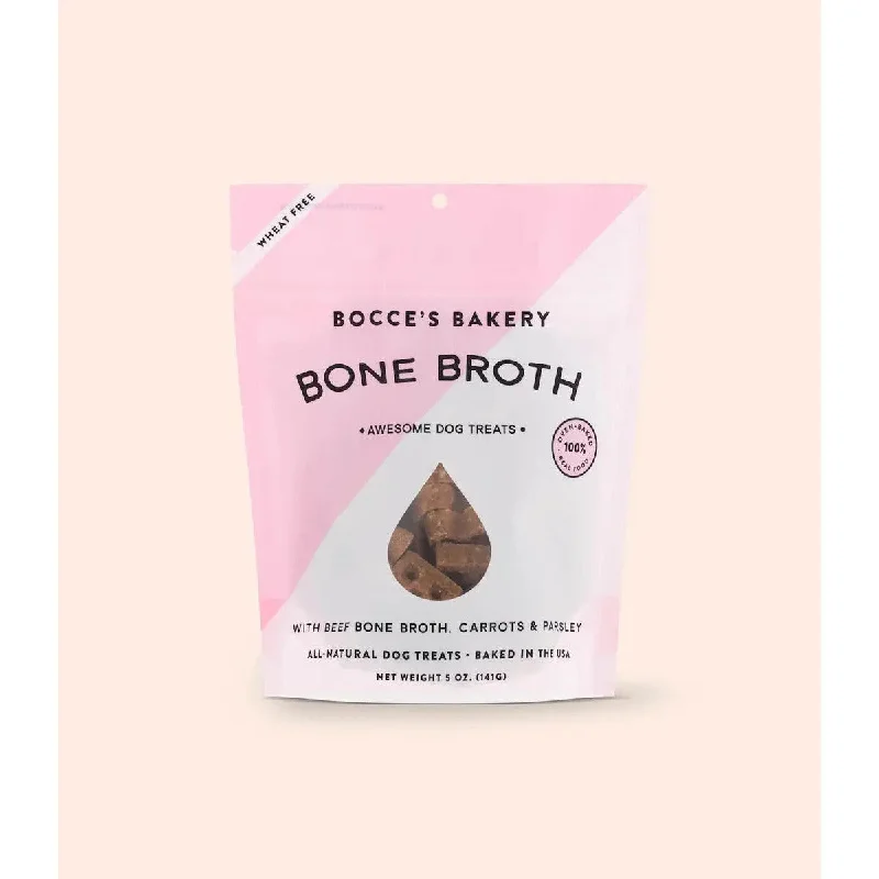 Bocce's Bakery Bone Broth 5oz Biscuits Dog Treats