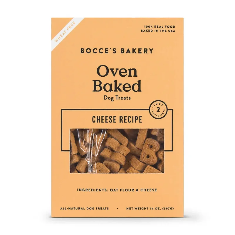 Bocce's Bakery Cheese 14oz Biscuit Boxes Dog Treats