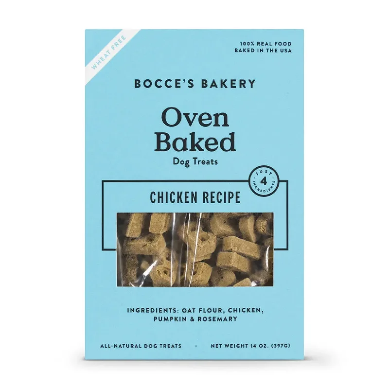 Bocce's Bakery Chicken 14oz Biscuit Boxes Dog Treats