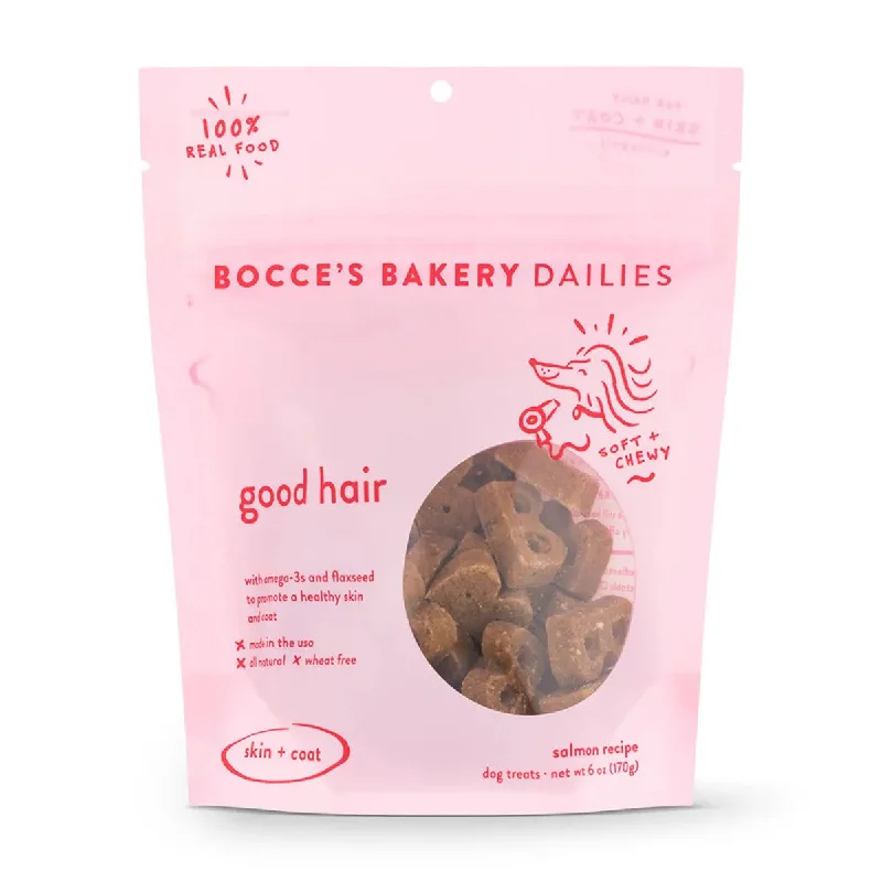 Bocce's Bakery Dailies Good Hair 6oz Soft & Chewy Dog Treats