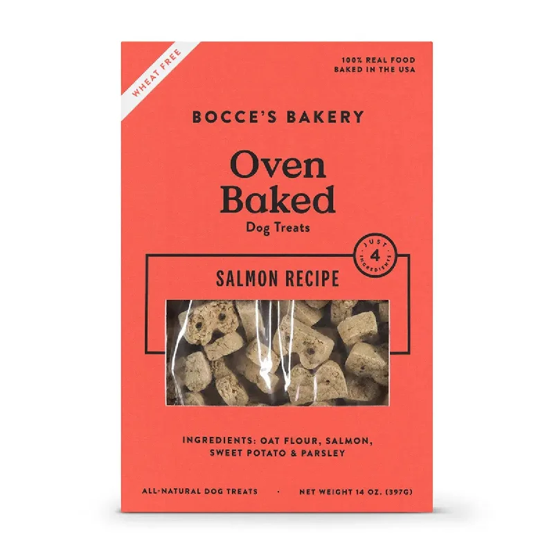 Bocce's Bakery Salmon 14oz Biscuit Boxes Dog Treats