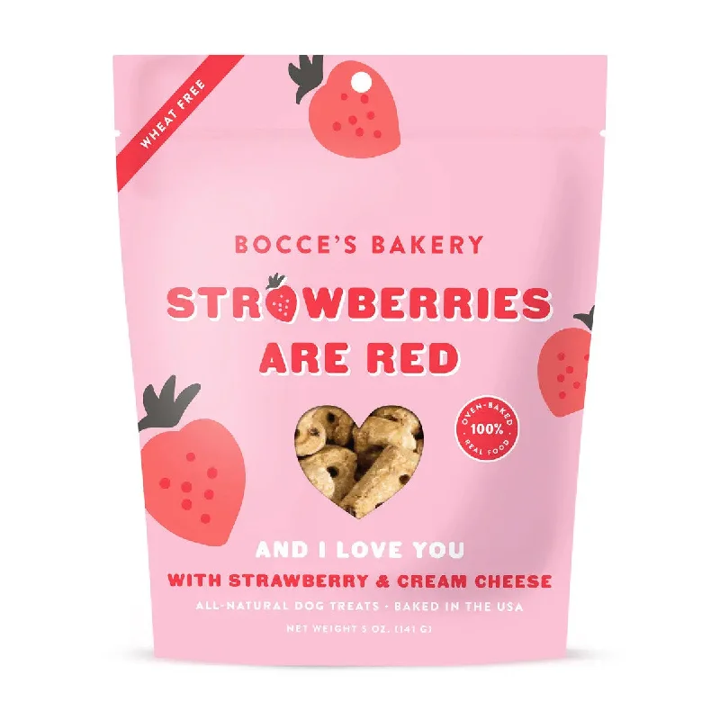 Bocce's Bakery Strawberries Are Red Dog Biscuits