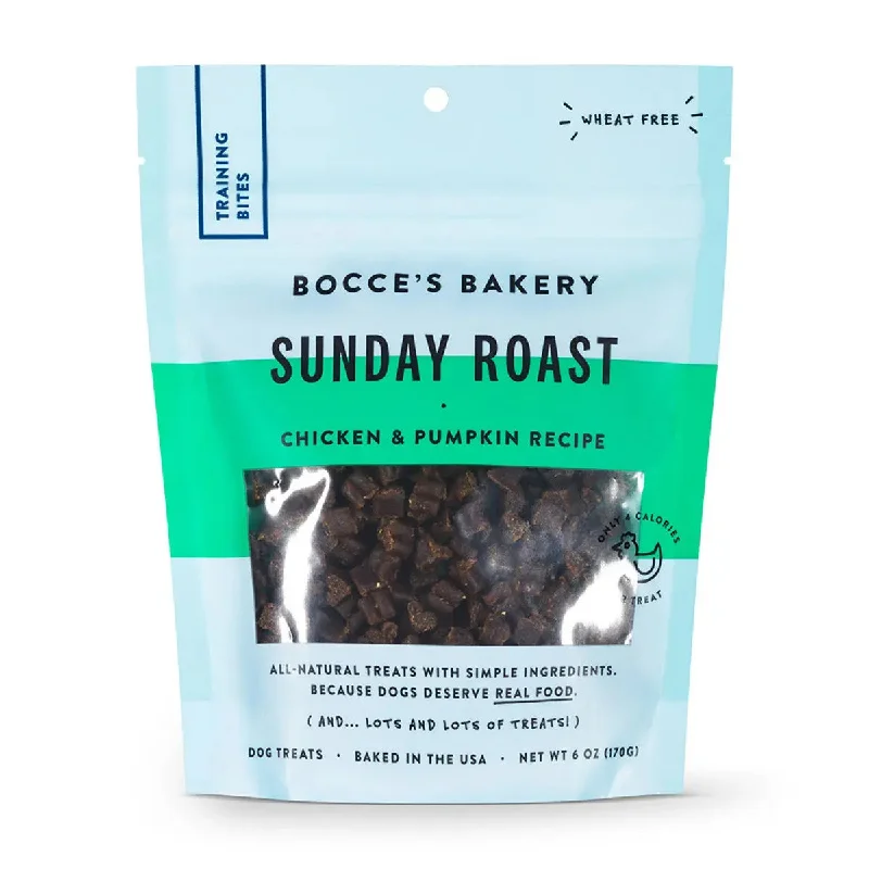 Bocce's Bakery Sunday Roast 6oz Training Bites Dog Treats