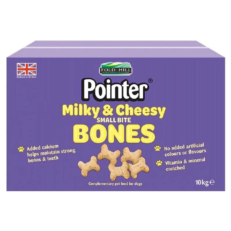 Chewdles Milky & Cheesy Small Bones Dog Biscuits 10kg