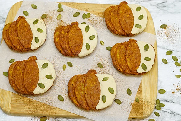 Healthy Fall Dog Treat- Pumpkin Spice Dog Waffles- Dog Lover Gift