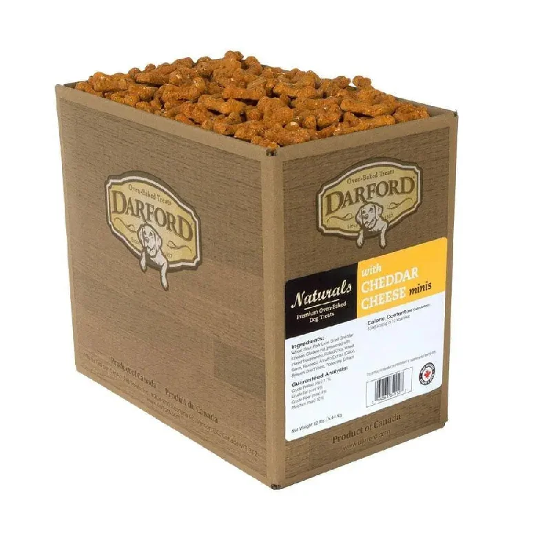 Darford® Naturals Cheddar Cheese Minis Dog Treats 12 Lbs