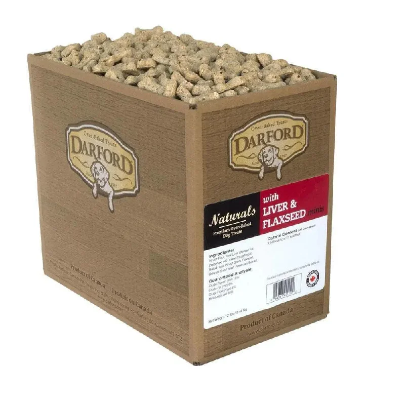 Darford® Naturals Liver & Flaxseed Minis Dog Treats 12 Lbs