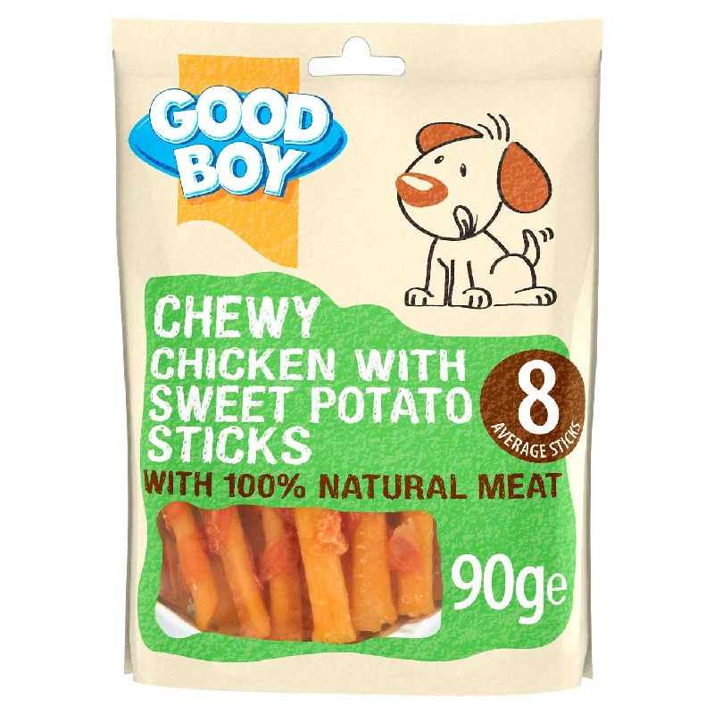 Good Boy Chicken & Sweet Potato Sticks 90g