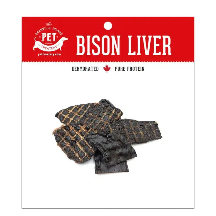 Granville Bison Liver Dehydrated Dog Treats