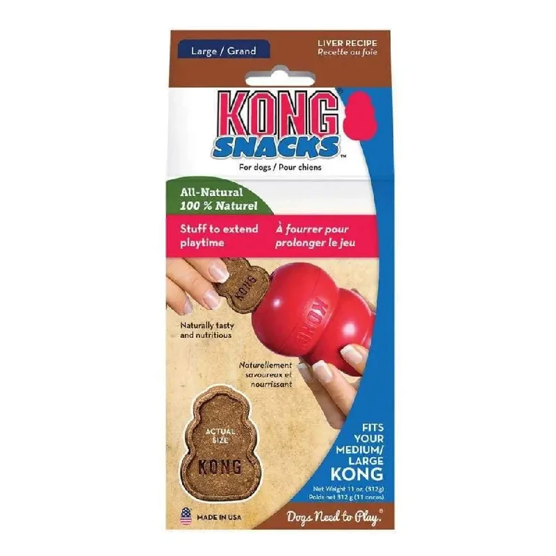 Kong® Snacks™ Liver Dog Treats Brown Large