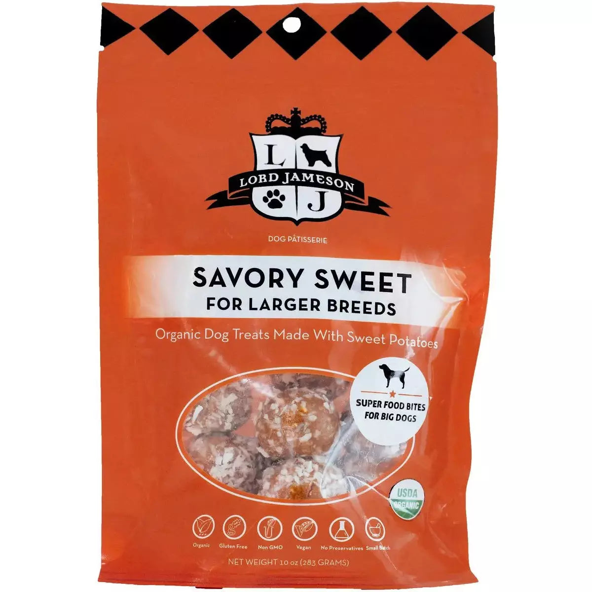 Lord Jameson Savory Sweet Large Breed Organic Dog Treats 10oz