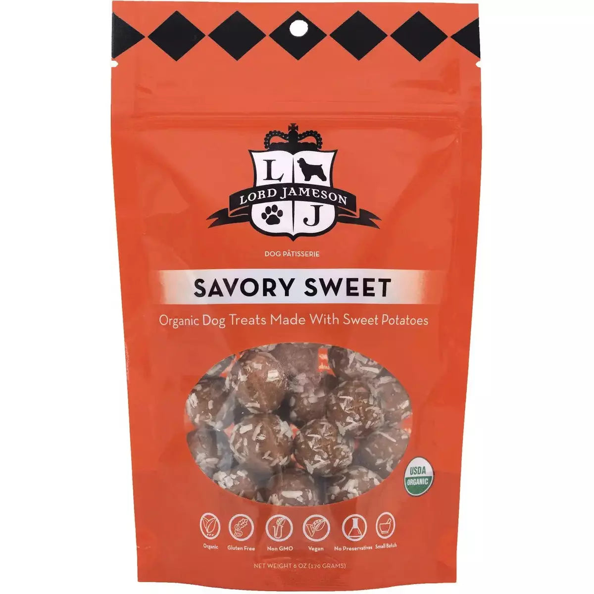 Lord Jameson Savory Sweet Organic Dog Treats 6oz