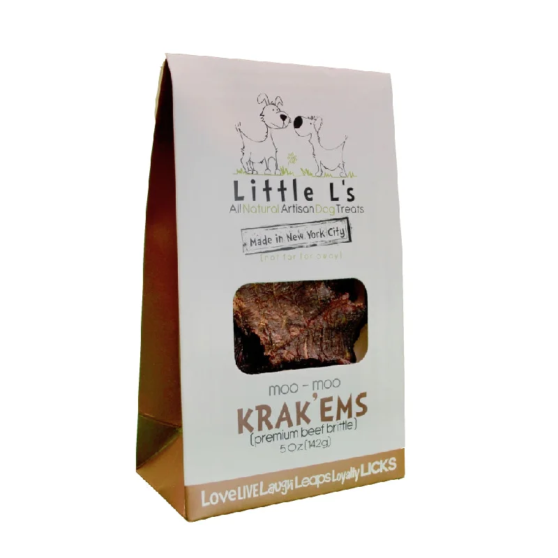 Moo-Moo Krak'ems (Beef Brittle for Dogs)