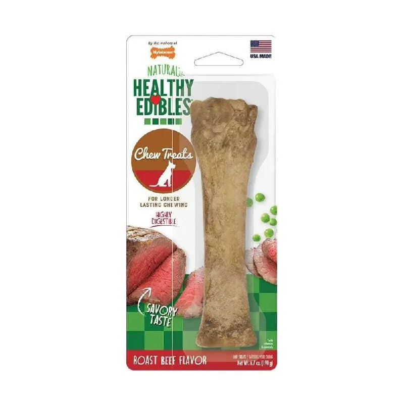 Nylabone® Healthy Edibles® Roast Beef Flavor Long Lasting Chews Dog Treats Souper 50+ Lbs X 1 Count