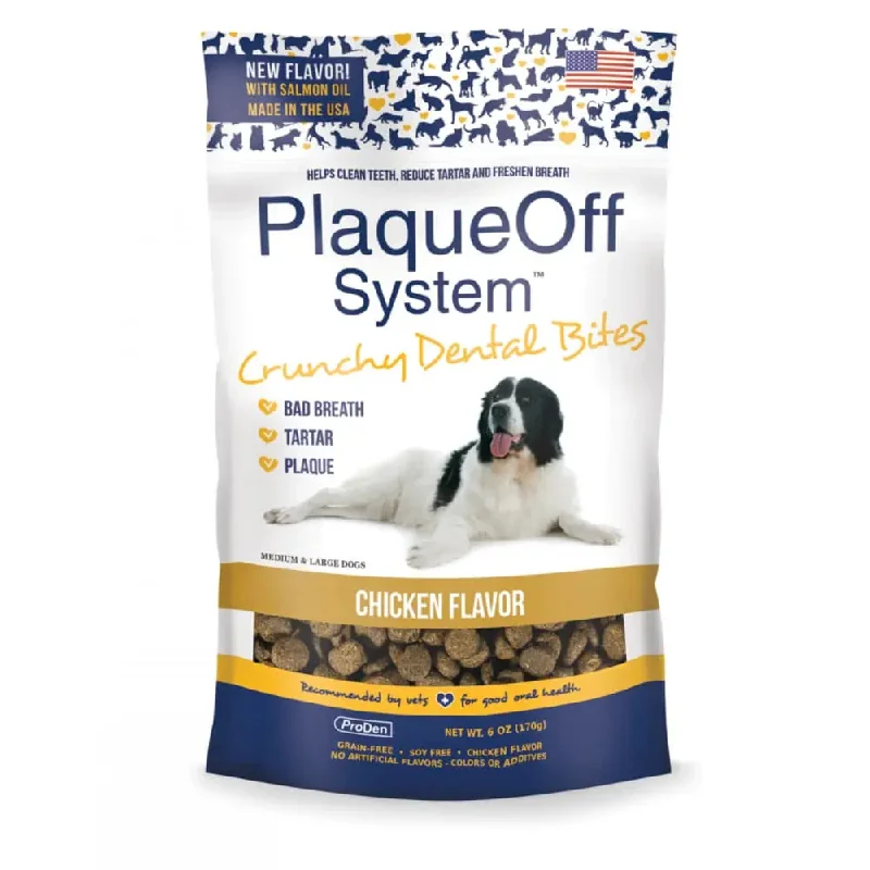 PlaqueOff Crunchy Dental Bites Large Dog