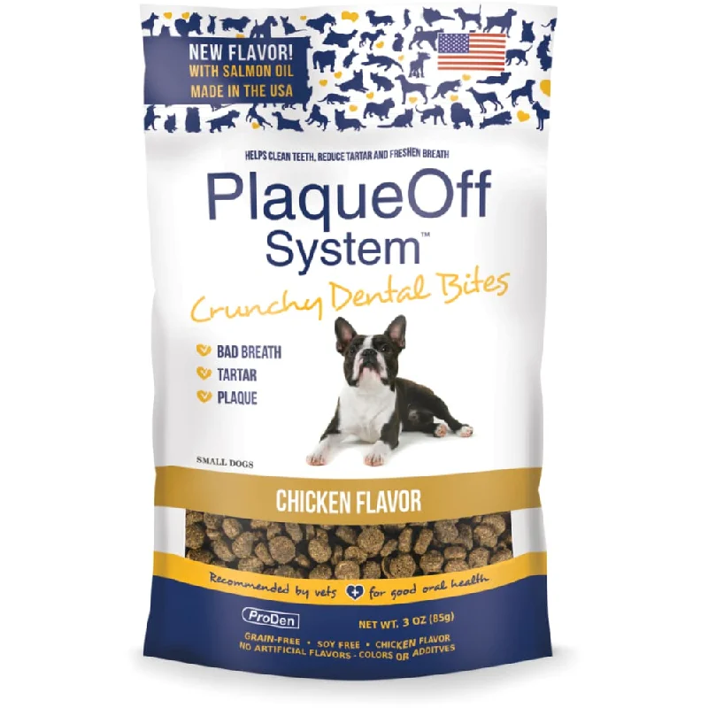 PlaqueOff Crunchy Dental Bites Small Dog