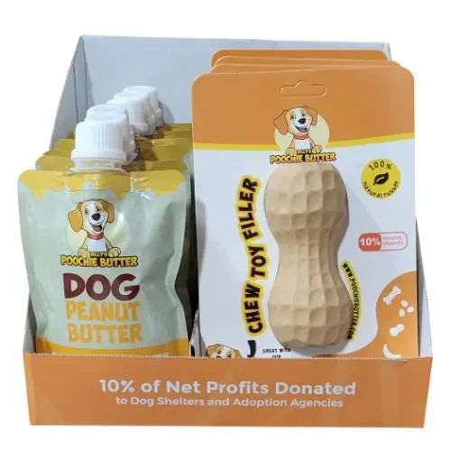 Poochie Butter Squeeze Pack + Toy Filler Bundle