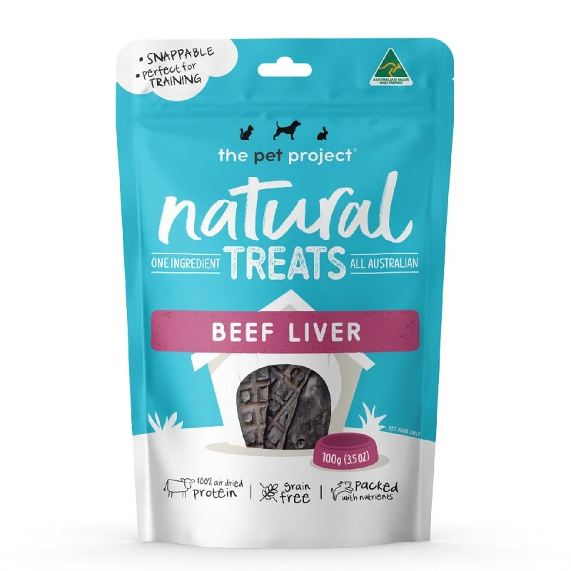 The Pet Project Dog Treat Beef Liver 100g