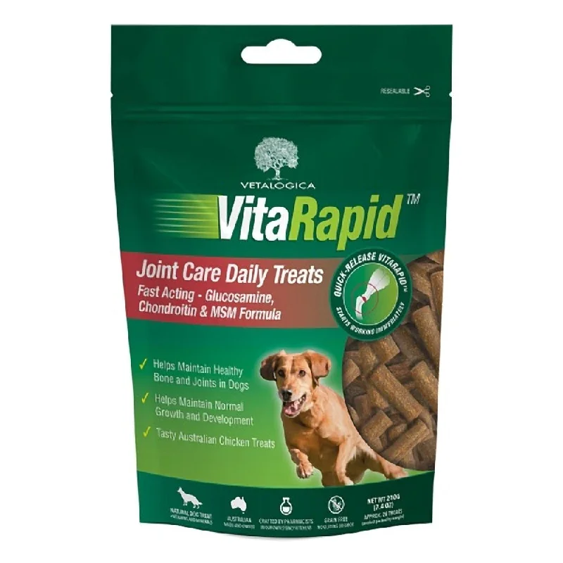 Vetalogica Vitarapid Dog Joint Care Daily Treats 210g